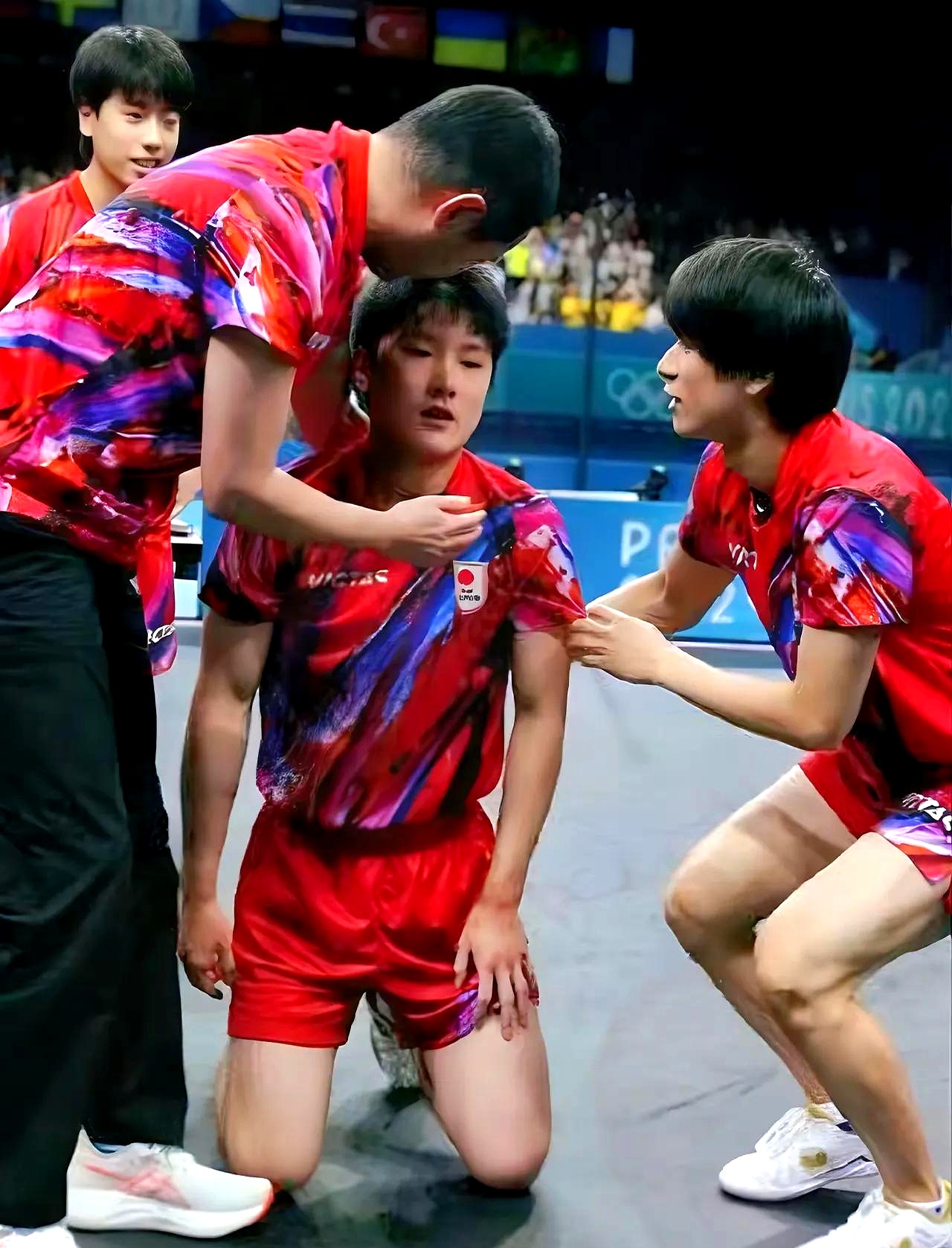 韩国队鏖战法国队，张本智和状态火热